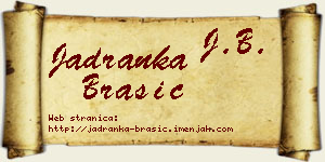 Jadranka Brašić vizit kartica